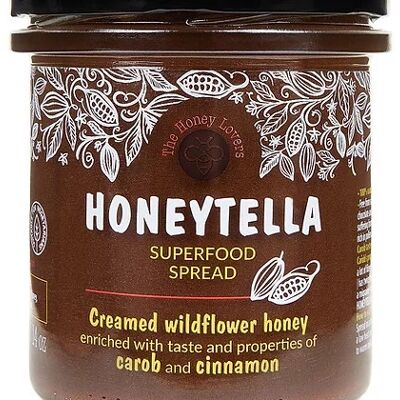 HONEYTELLA Blended Wildflower Honey with Carob