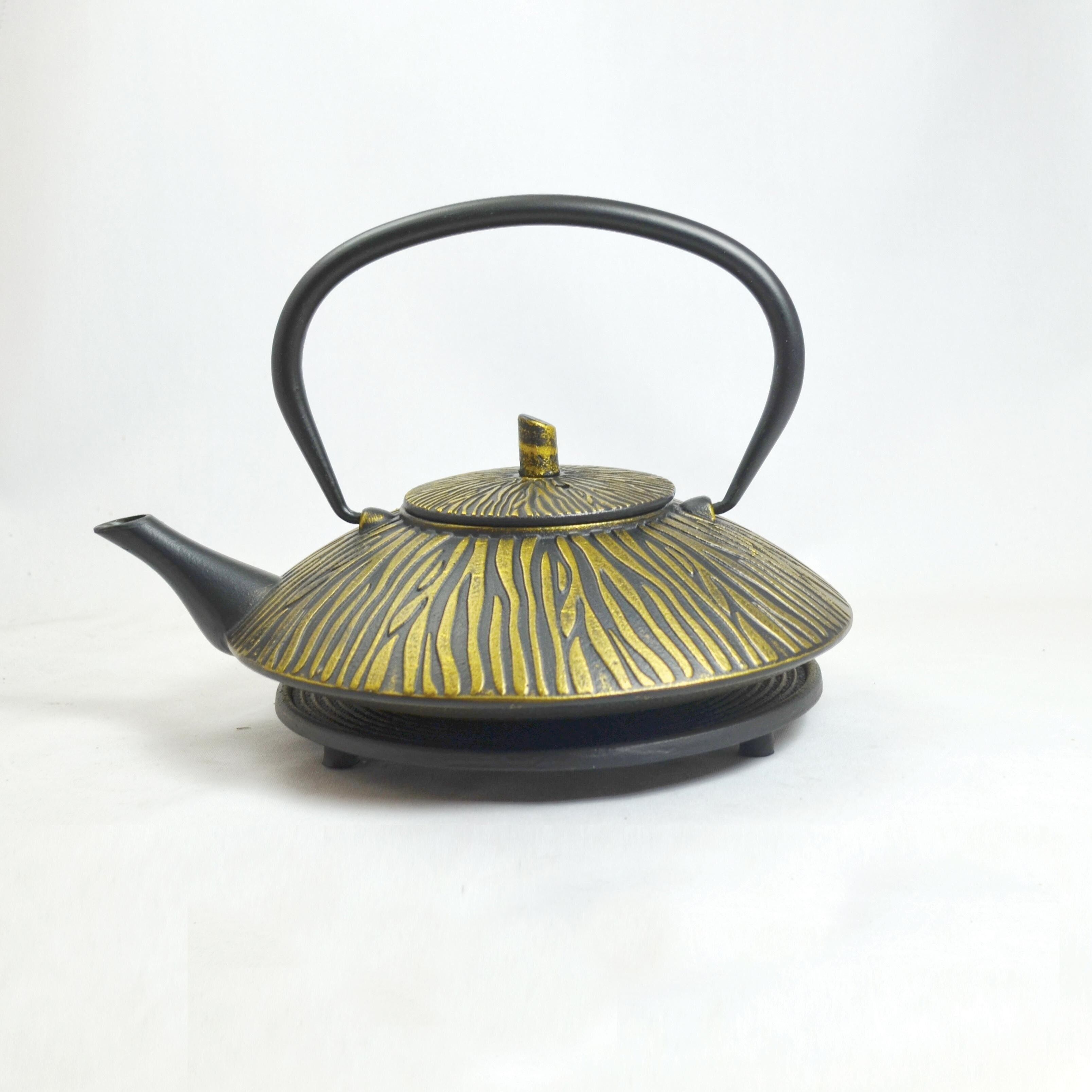 Teiera in ghisa Shimauma 1.0l oro nero