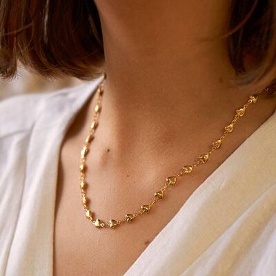 Layered collection - Gold plated Heart Chain