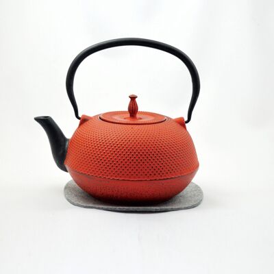 Modan na cast iron teapot 1.5l red