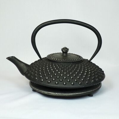 Kambin cast iron teapot 1.0l silver black