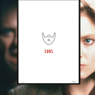 Affiche Film, 1991, The Silence of the Lambs