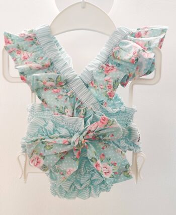 Flowers Baby Frilled Swimsuit 2