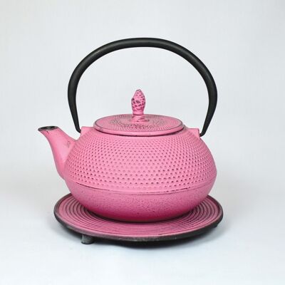 Arare cast iron teapot 1.2L lavender