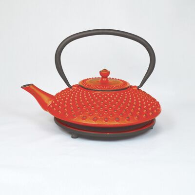 Kambin cast iron teapot 1.0l crimson