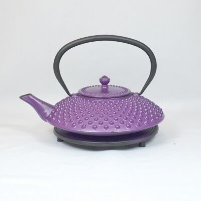 Kambin cast iron teapot 1.0l purple