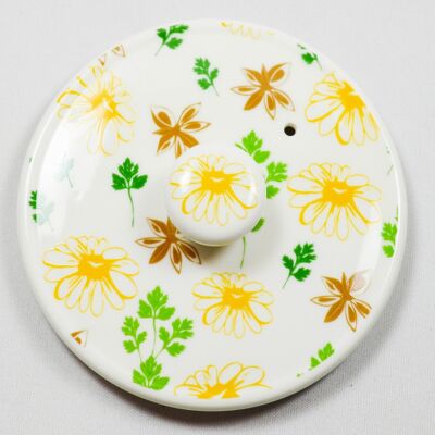 Lid porcelain herbs