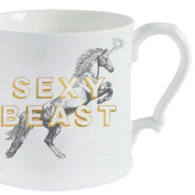 Tasse en porcelaine fine Sexy Beast