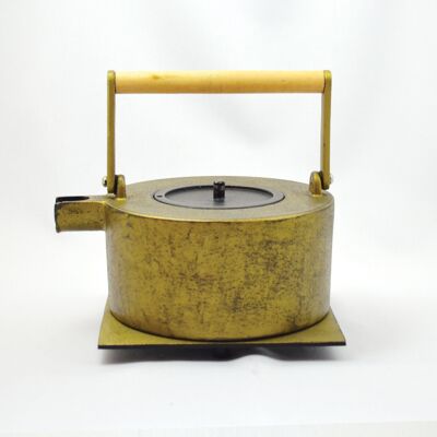 Maki 1.0l cast iron teapot gold