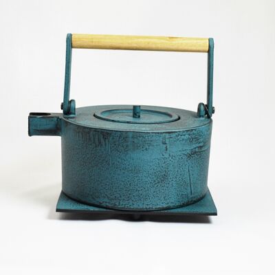 Maki 1.0l cast iron teapot petrol