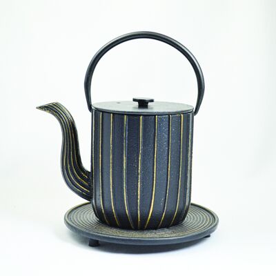Teiera in ghisa Mariage 1.0l oro nero