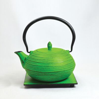 Mo Yo cast iron teapot 1.2l light green