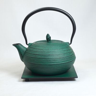 Mo Yo cast iron teapot 1.2l green