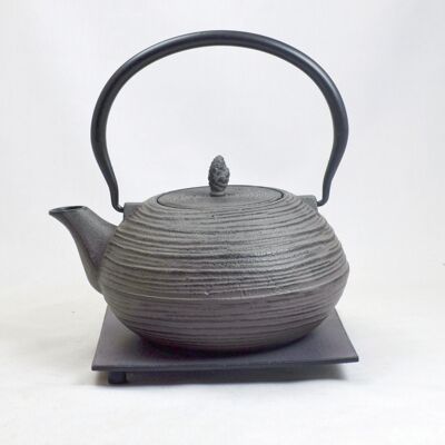 Mo Yo cast iron teapot 1.2l grey