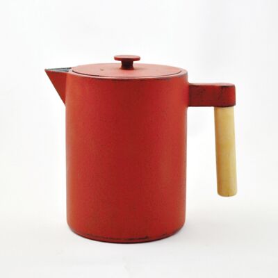 Kohi cast iron teapot 1.2l chili
