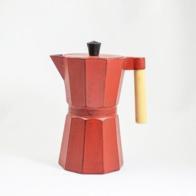 Kafei cast iron teapot 0.8l chili