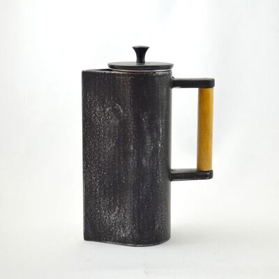 Jokki 0.65l cast iron teapot silver-black