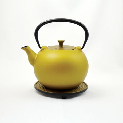 Tama cast iron teapot 1.0l gold