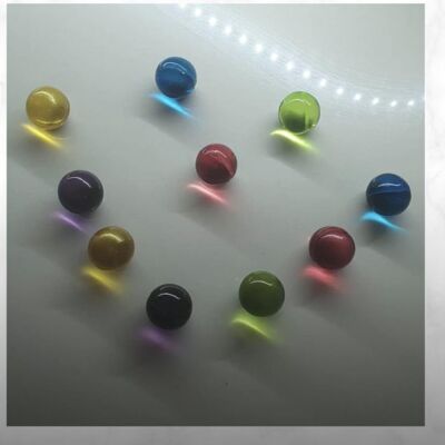 Assorted Round Shaped Bath Pearls - Case of 100