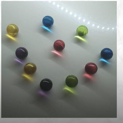 Assorted Round Shaped Bath Pearls - Case of 100