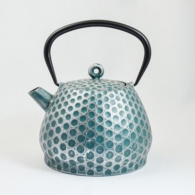 Gulu cast iron teapot 1.5l petrol-silver