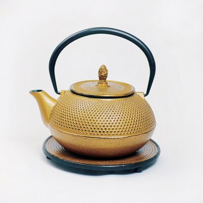 Arare cast iron teapot 1.2l copper