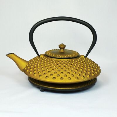 Kambin cast iron teapot 1.0l gold