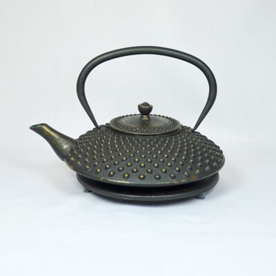 Kambin cast iron teapot 1.0l black/gold