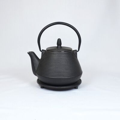 So Matsu cast iron teapot 1.0l black