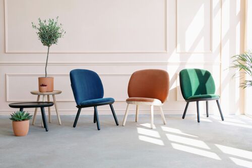 Naïve Low Chair, Velour