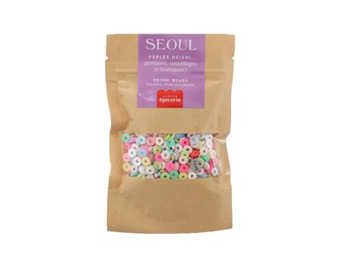 Mélange de perles heishi et de breloques - Séoul (291018)