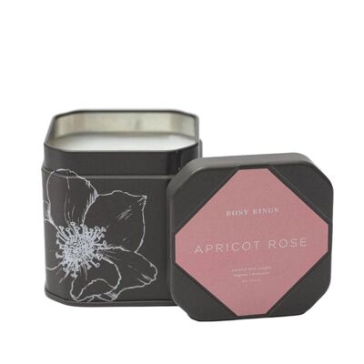 Rosy Rings Apricot Rose Signature Tin