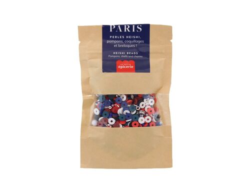 Mélange de perles heishi et de breloques - Paris (291017)