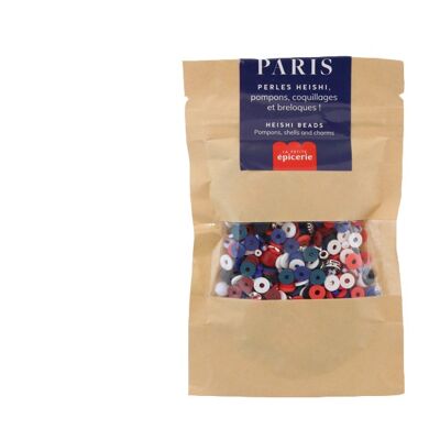 Mélange de perles heishi et de breloques - Paris (291017)