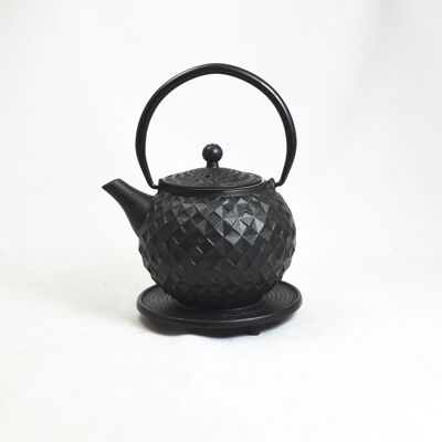 Daiya cast iron teapot 0.8l black w.