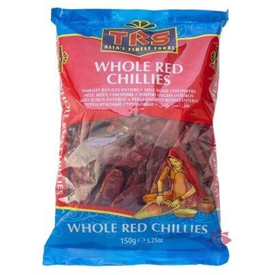 TRS WHOLE RED CHILLIES - 150g