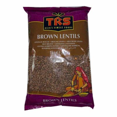 TRS BROWN LENTILS/MASOOR WHOLE - 1Kg