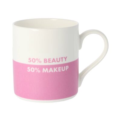 50% Beauty 50% Makeup Mug