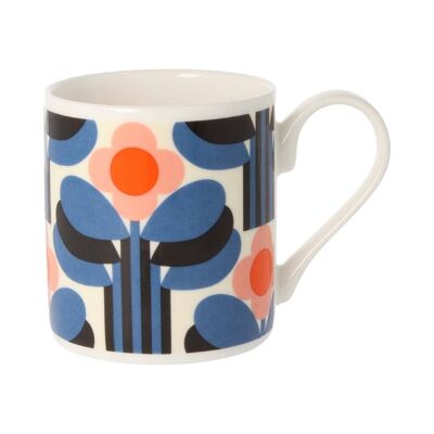 Art Deco Orange Mug