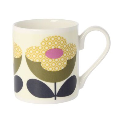 Buttercup Stem Olive & Yellow Mug