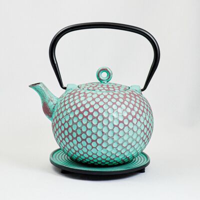 Dim cast iron teapot 1.0l lucite-lavender