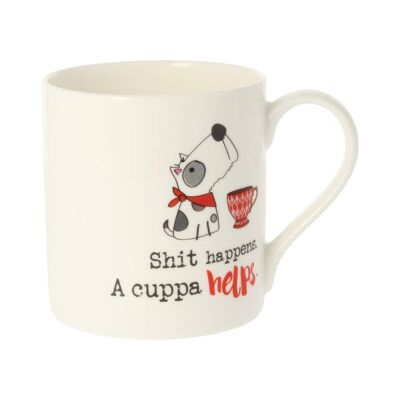 Dandelion Stationery Shit Happens Mug 350ml