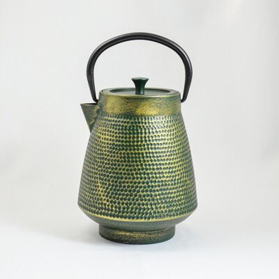 Deng cast iron teapot 1.1l green-gold