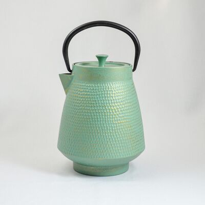 Deng cast iron teapot 1.1l mint gold