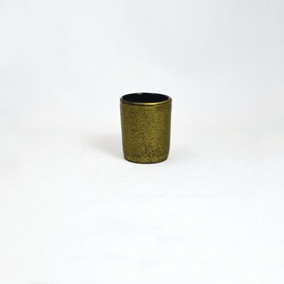 Vaso de hierro 0,15 l alto en oro