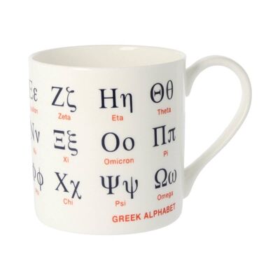 Greek Alphabet Mug 350ml