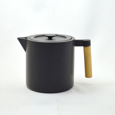 Chiisana 0.9l cast iron teapot black