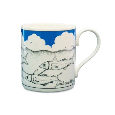 Joined Up Whiting Mug 350ml