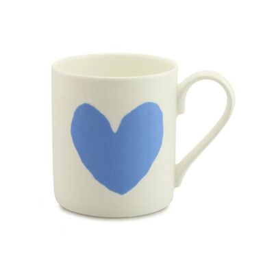 Large Heart Blue Mug 300ml