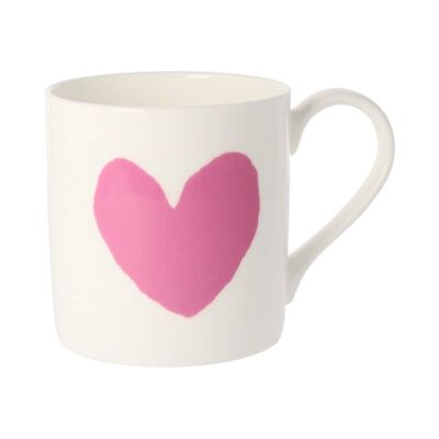 Large Heart Pink Mug 350ml